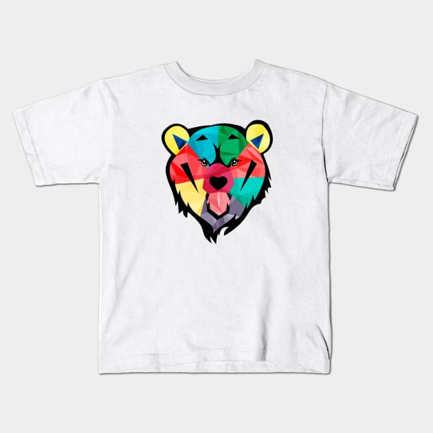 big bear Kids T-Shirt by MARK ASHKENAZI